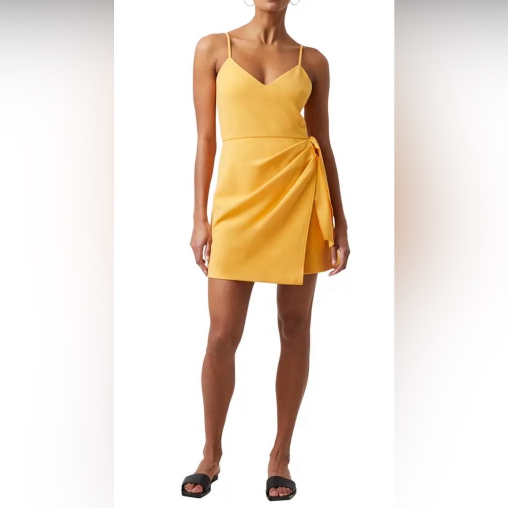 French Connection Bright Yellow Dress